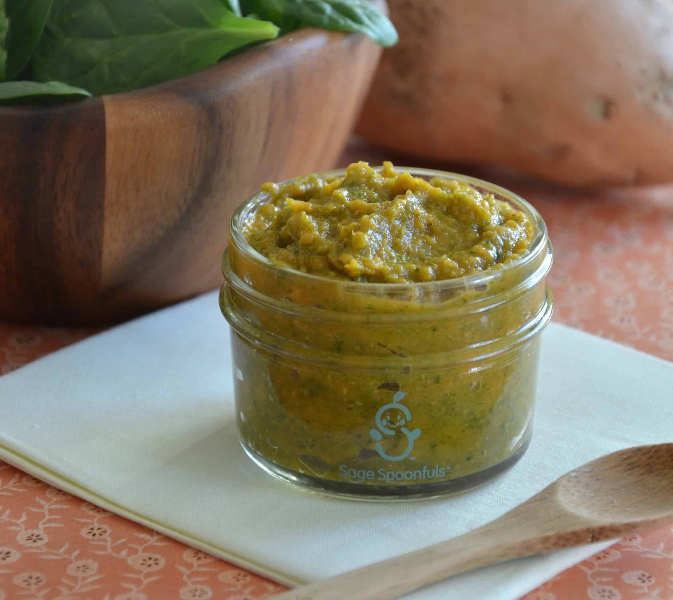Sweet Potato Spinach And Lentil Sage Spoonfuls Recipes